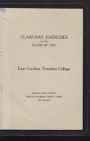 Program for Class Day Exercises 1923